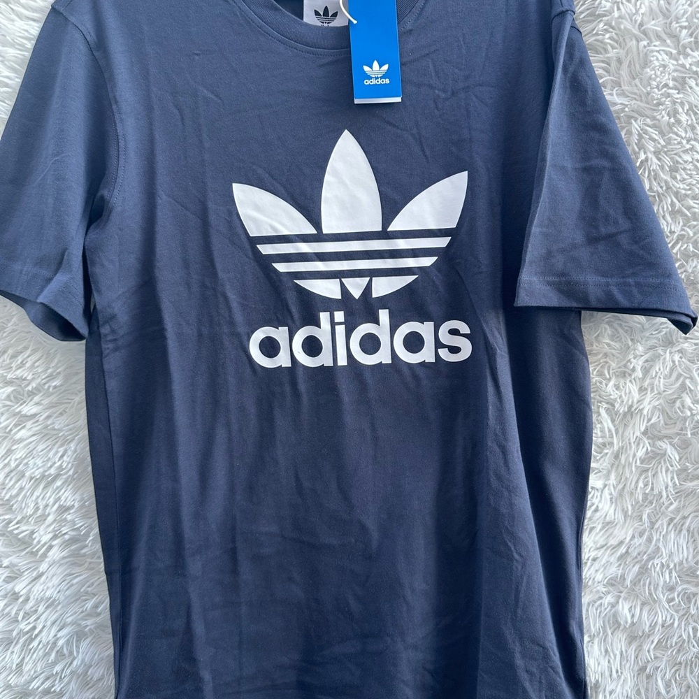 Adidas Men's Shadow Navy short sleeve T-Shirt new #JC9985